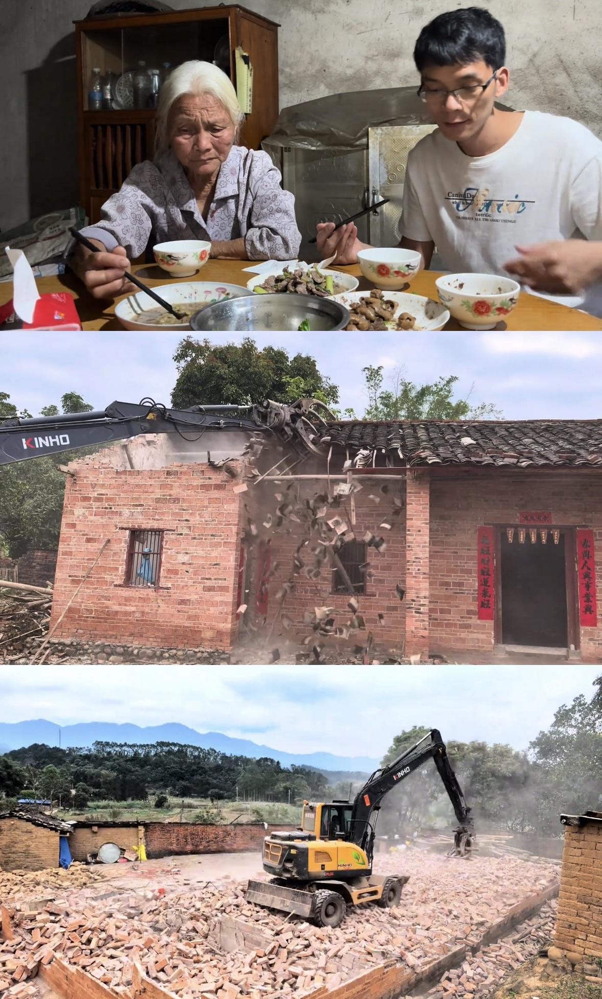 唐尚珺扒旧房发文言文《拆旧宅记》。丙午年正月初六，择良辰拆旧宅，以建新屋，特