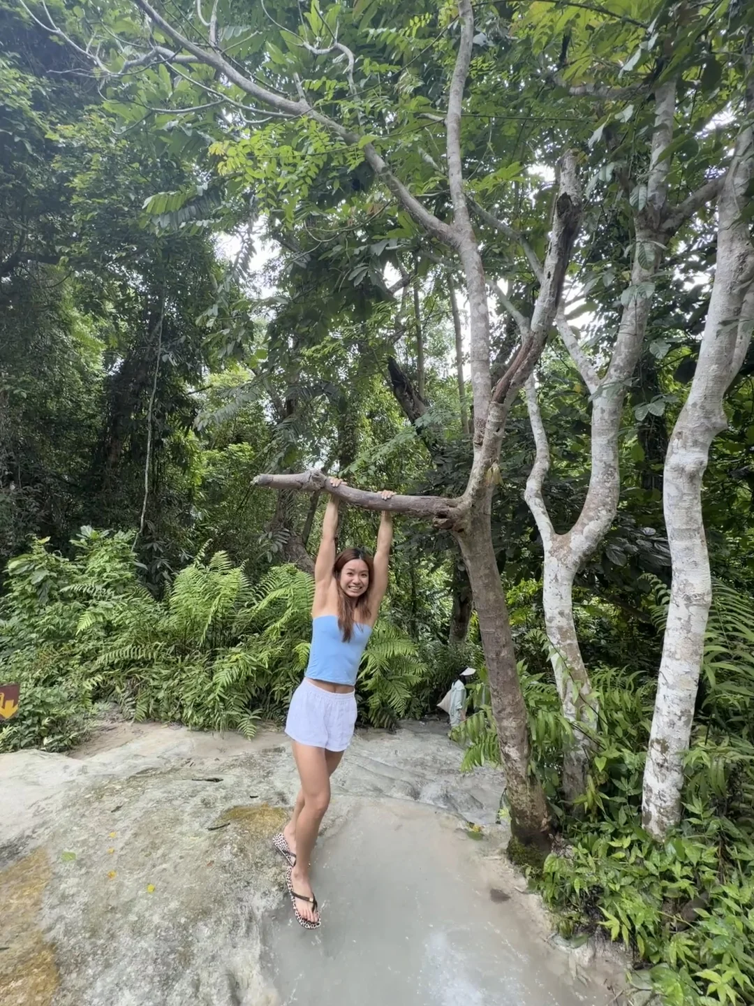 🫧🌳🌧️沾沾瀑布好玩！
