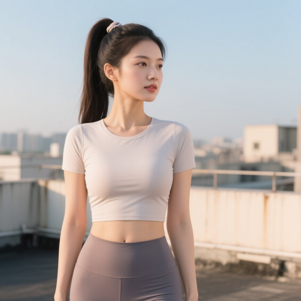 天台瑜伽蜜桃臀杀这曲线是真实存在的吗