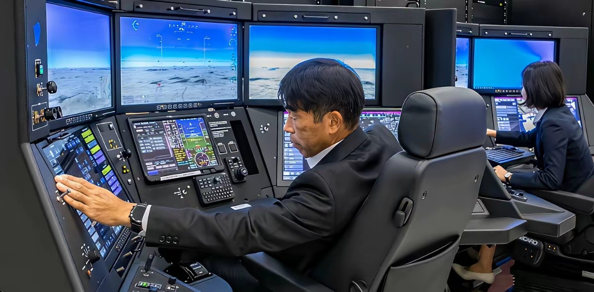 国外MQ-9无人机的操纵员，这两人一看就知道是哪一个国家的人。