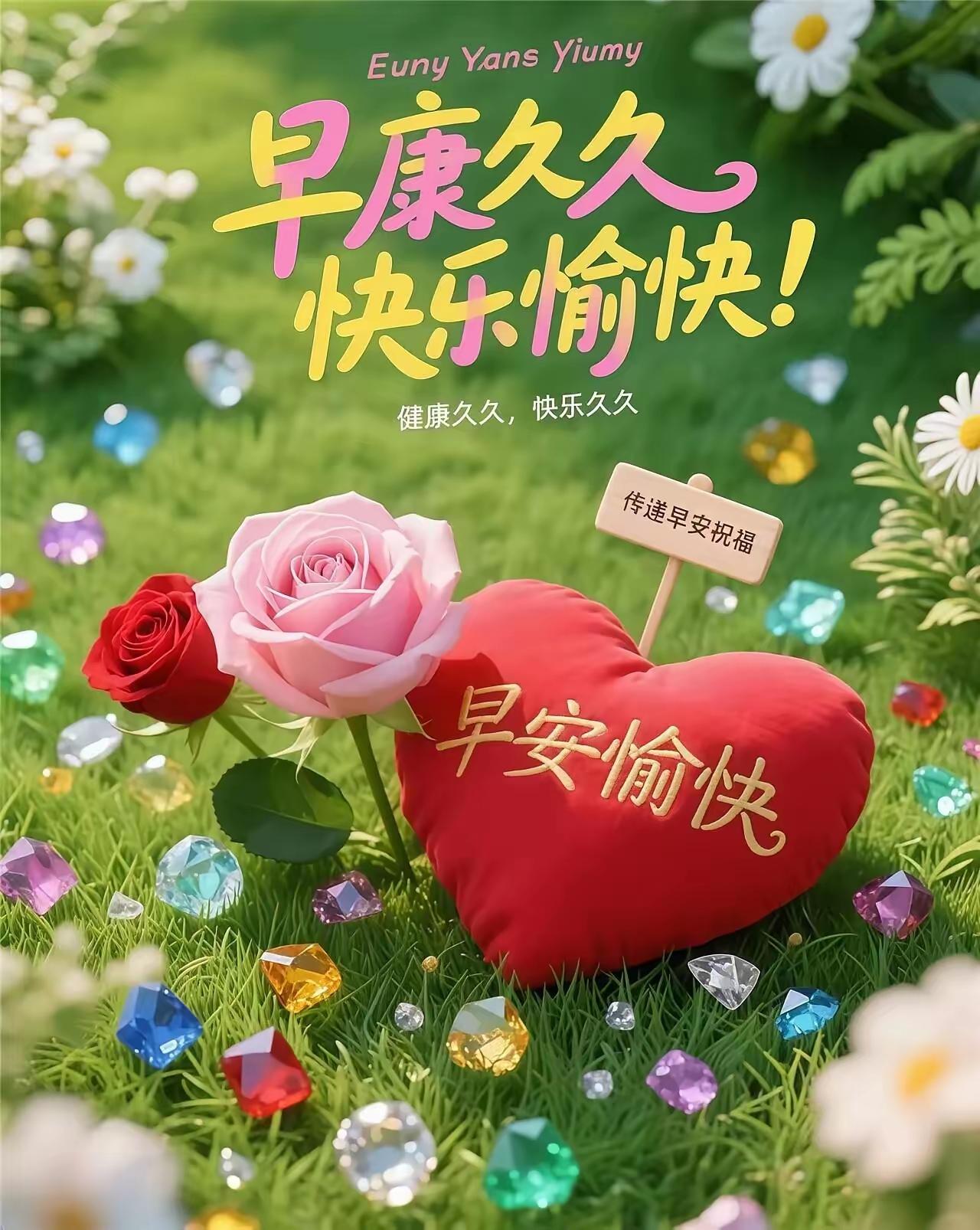 🌷早上好🌷晨光柔，笑意暖。烟火淡，心自安。愿我们，晨昏无恙，