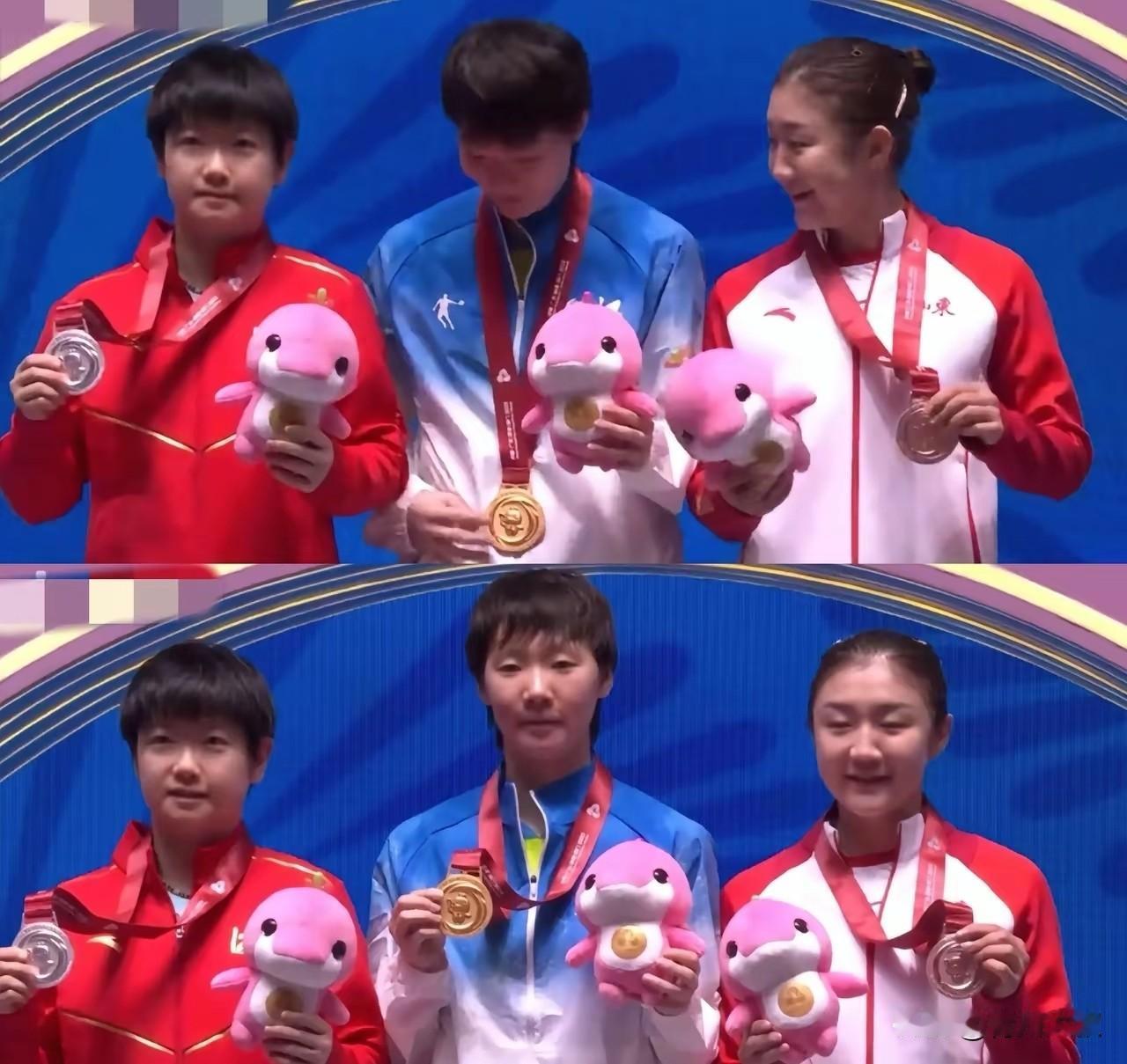 三人获奖，为什么陈梦拿到铜牌，却最快乐？从采访中可以看出，大梦心态太好了，