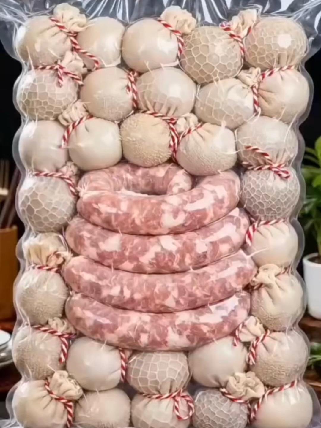 草原风味肚包肉 这个价就到手两斤肚包肉＋羊肉肠太划算了吧！
