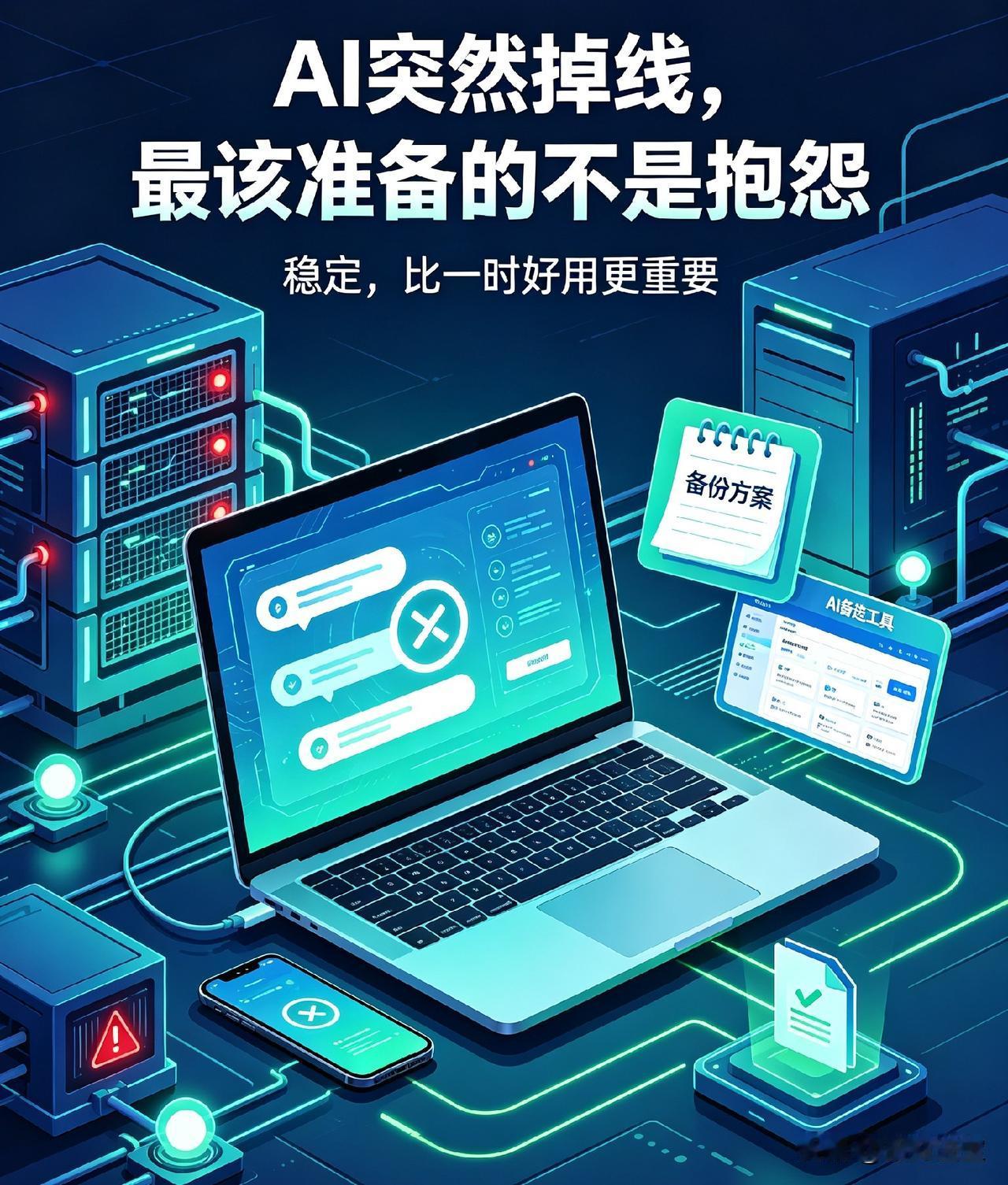 一大早准备开工，打开DeepSeek直接弹出服务器暂时不可用，估计很多人瞬间懵了