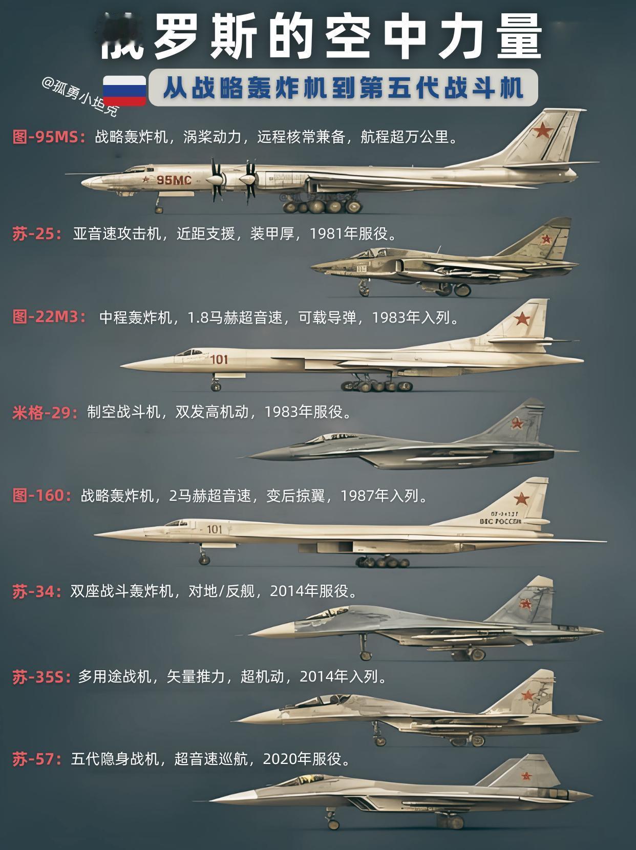 大毛空军所有家底全家桶，祖孙三代齐上阵？翻遍俄军家底，发现这哪是空军，分明是航
