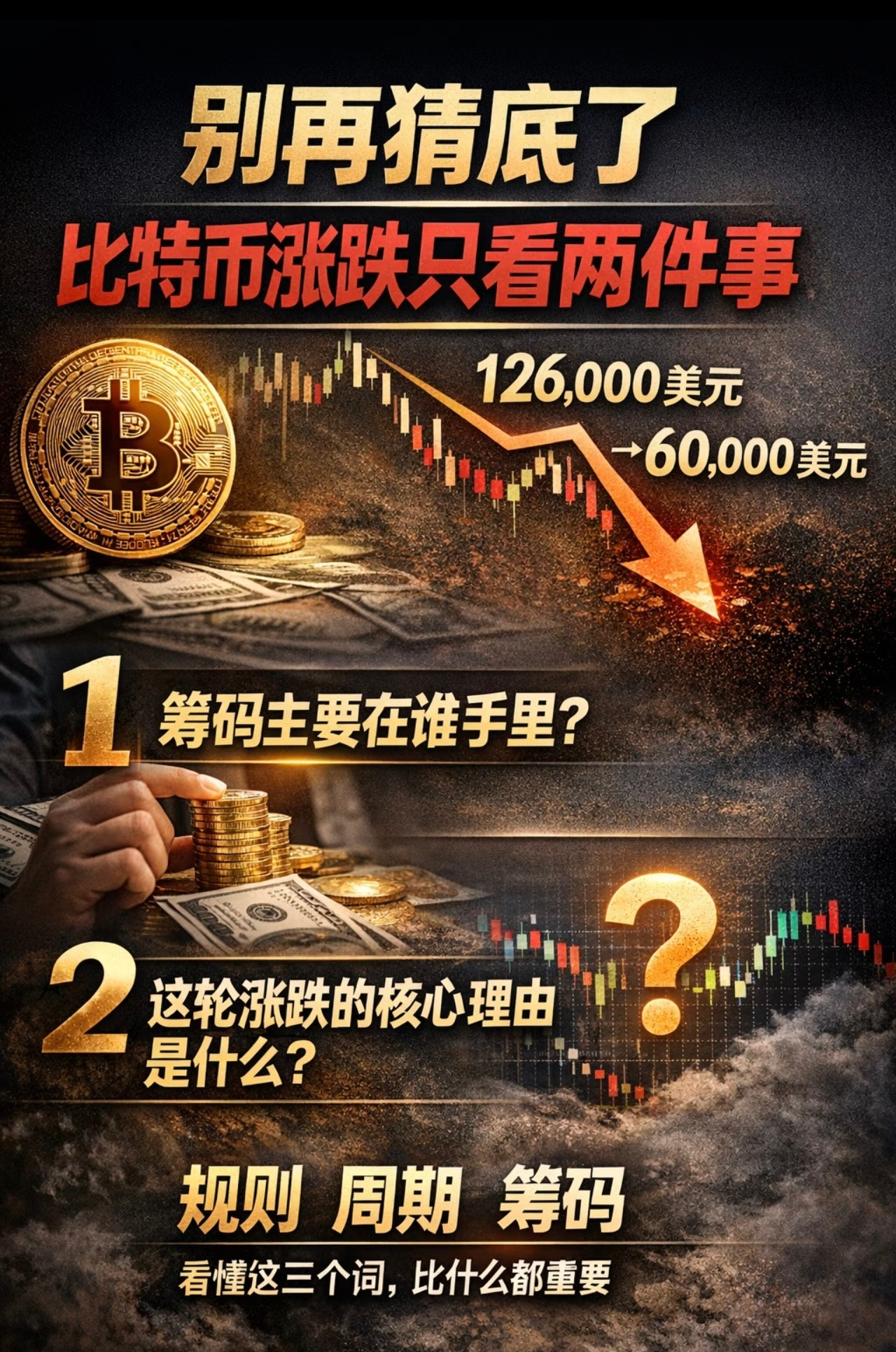 比特币24小时近15万人爆仓比特币再也不能发家致富了，看看就行了，别碰就对了！有