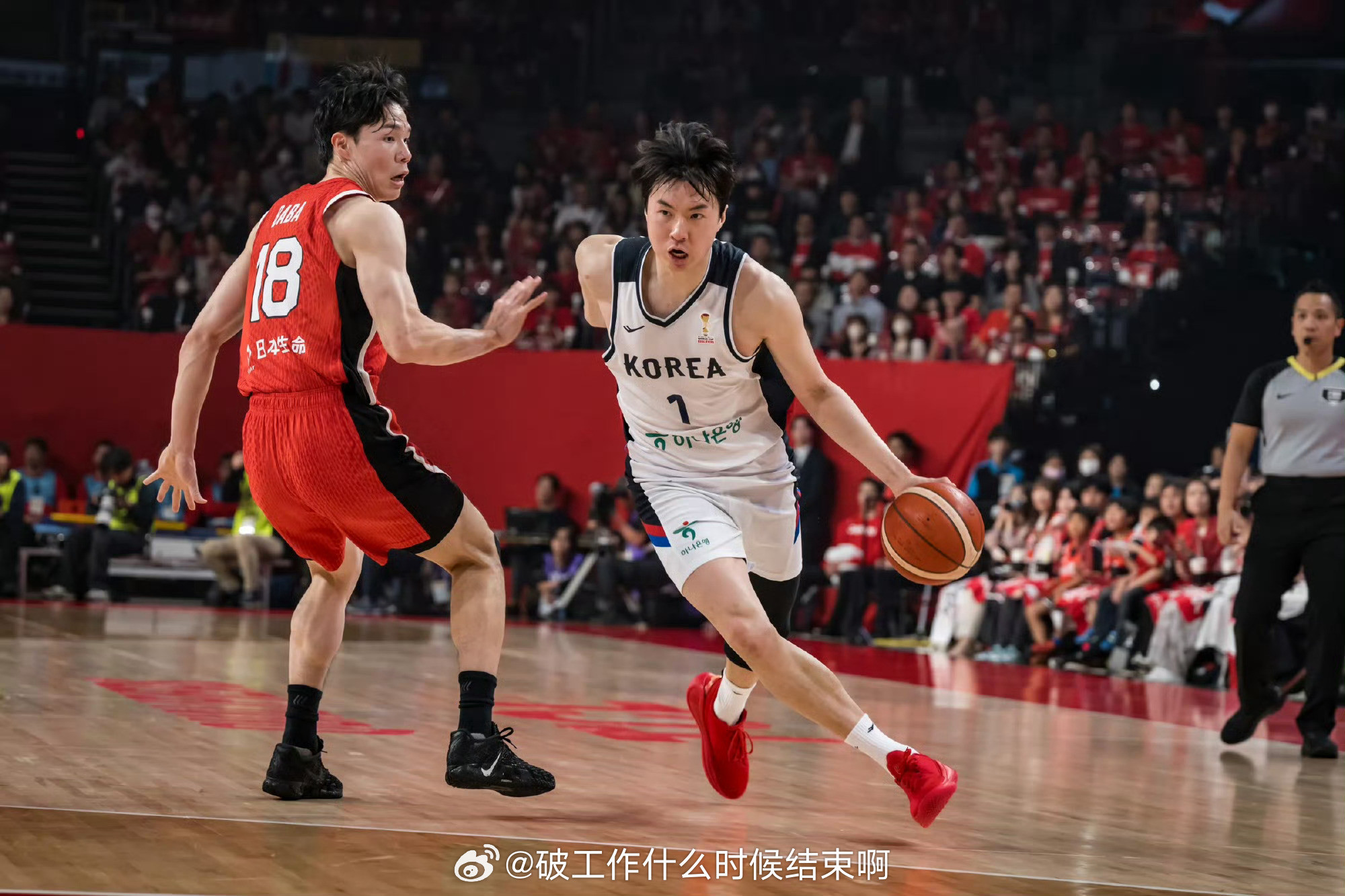 日本男篮战胜韩国男篮🏀日本男篮78-72韩国男篮，小组第一日本男篮小组第一