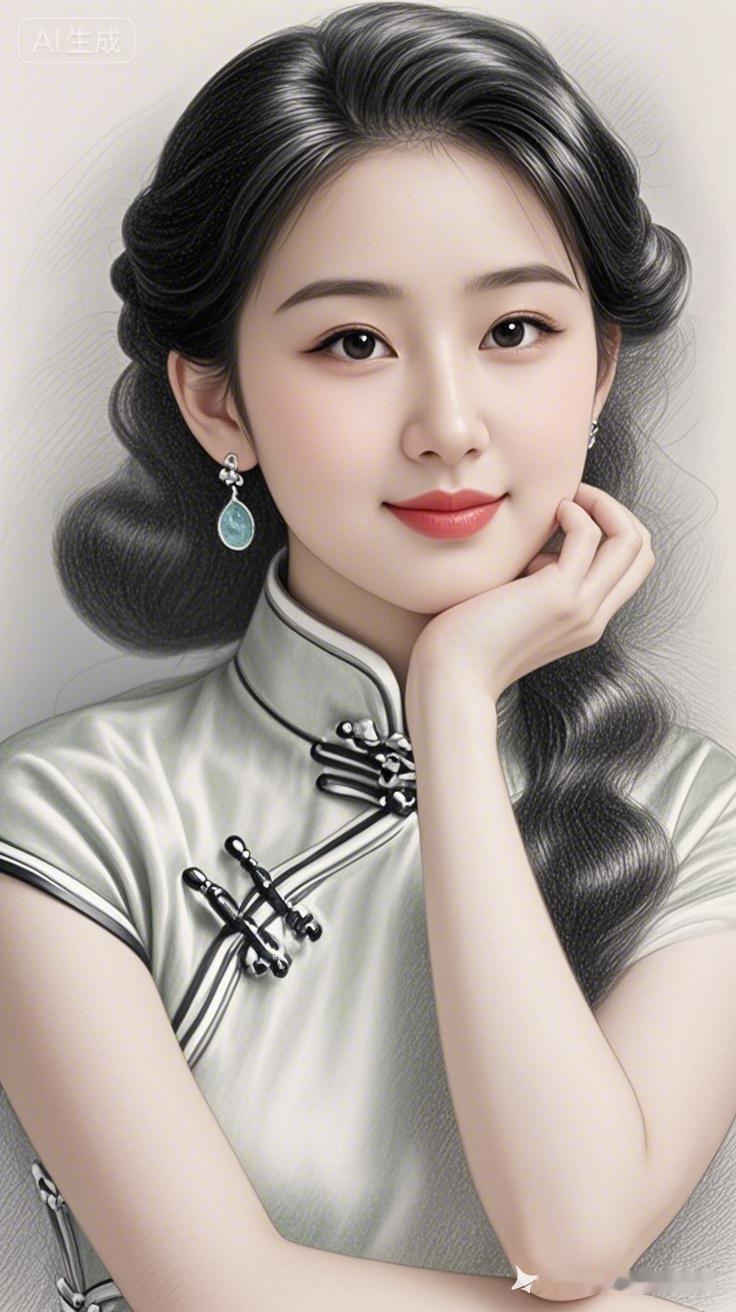 优雅旗袍美人，复古韵味十足！