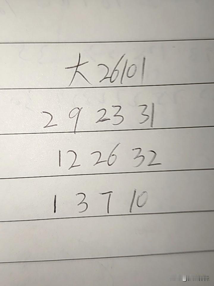 大乐透26101期：这三组号码不用考虑会多出，最多每组中也只有一个，第一组02、