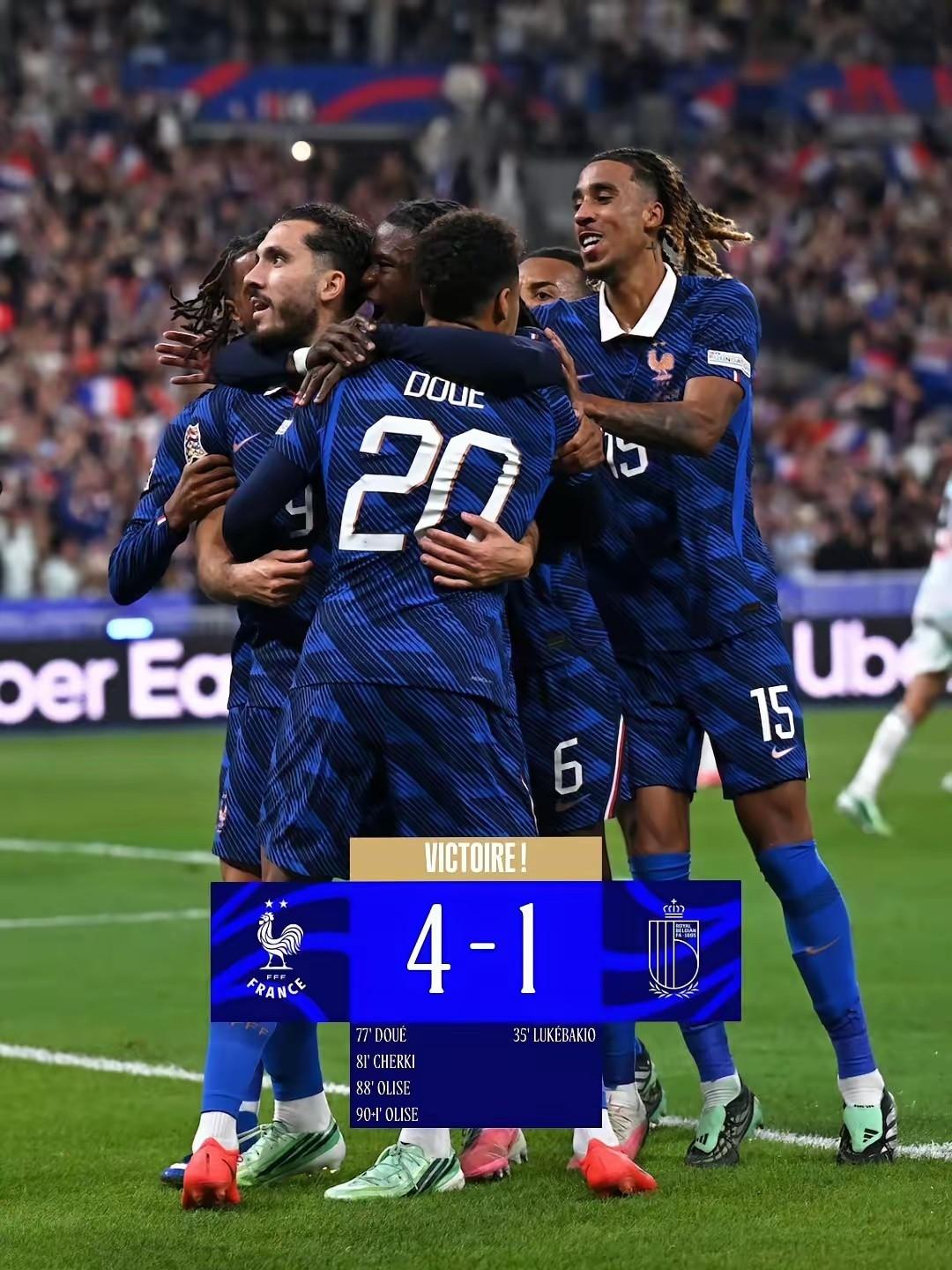 【法国4-1逆转比利时！替补连轰4球翻盘，齐达内上任4场不败提前晋级】北京时间1