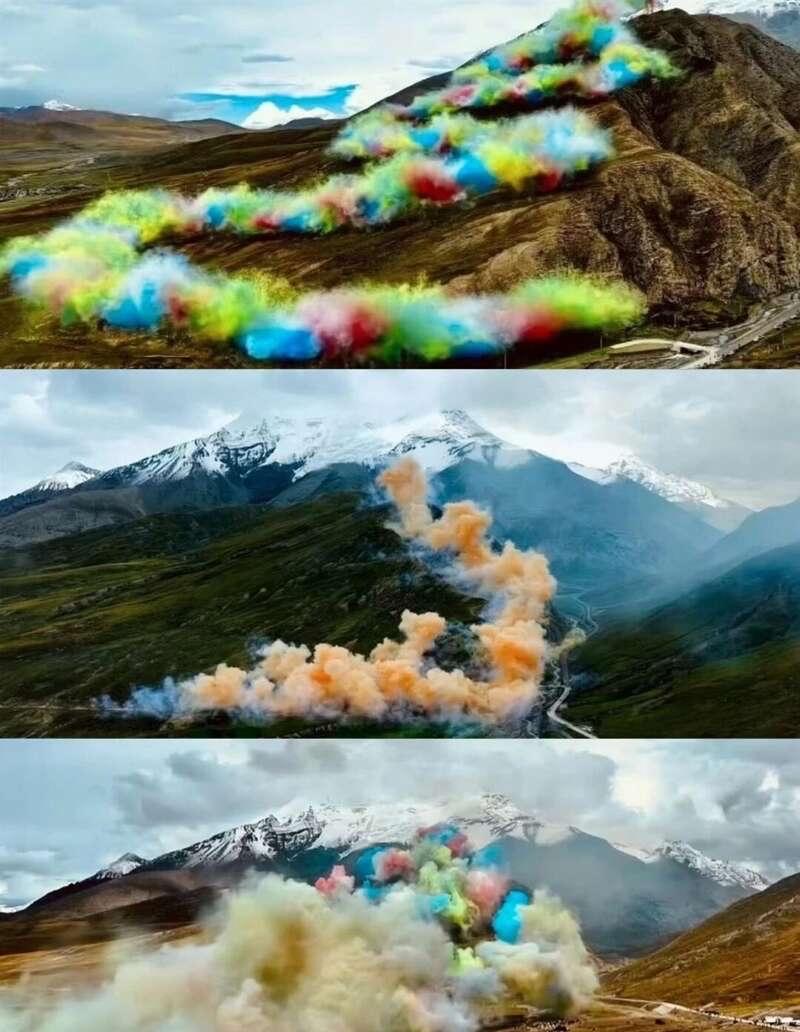 两个环保大事件，为何正面的不热，负面的却消息漫天飞？蔡国强西藏烟花秀刚放完，联合