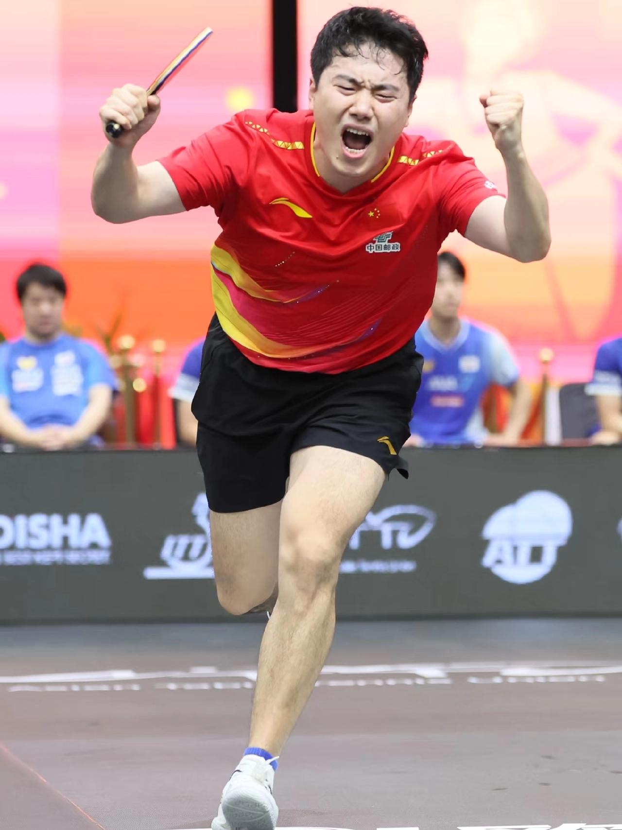 伦敦世乒赛团体国乒男队最后一个人，我赌这次梁靖昆的面大一些！刚刚看了法国队