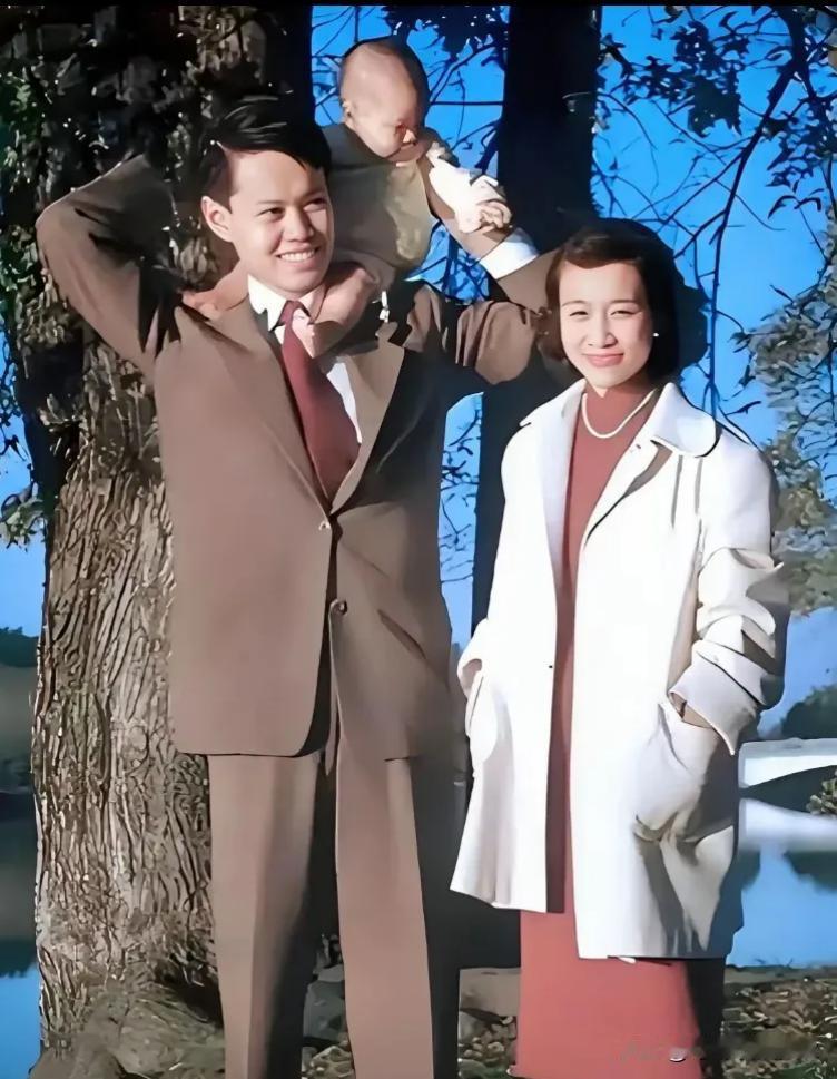 杨振宁的第一任妻子是杜聿明的女儿杜致礼，非常有气质两个人属于一见钟情，在国外