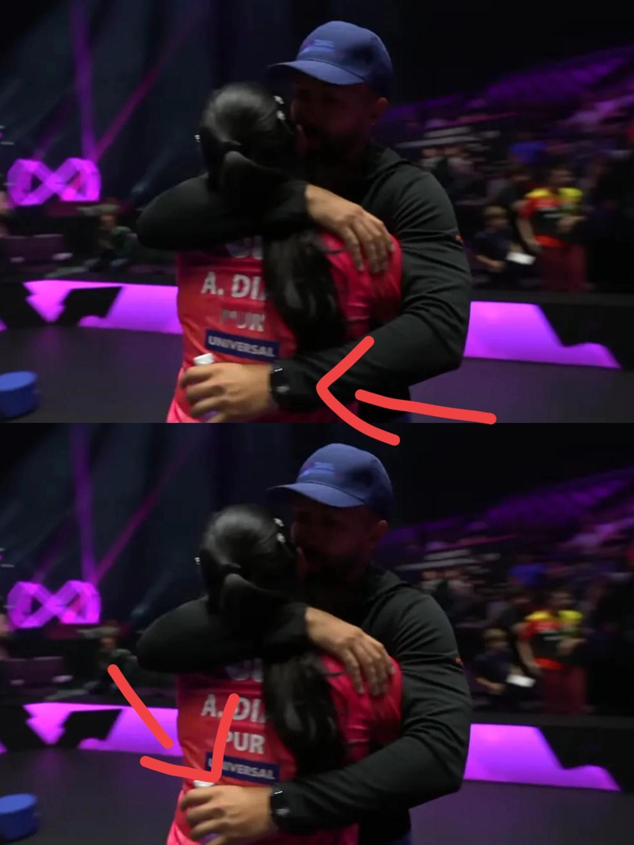 迪亚兹和教练什么关系?今天迪亚兹3:1爆冷赢了朱雨玲,她太激动了,不但和