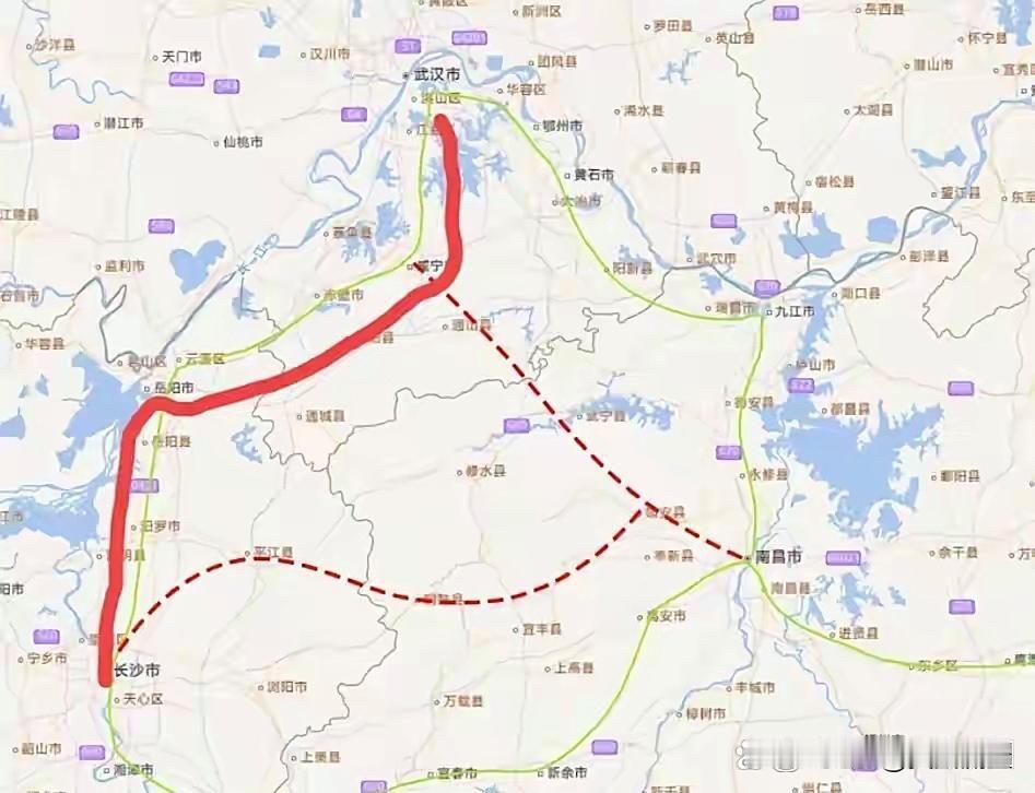 目前武汉到南昌有2种已建成高铁路径，还有在建中的昌九高铁，每日武汉去往南昌约有4