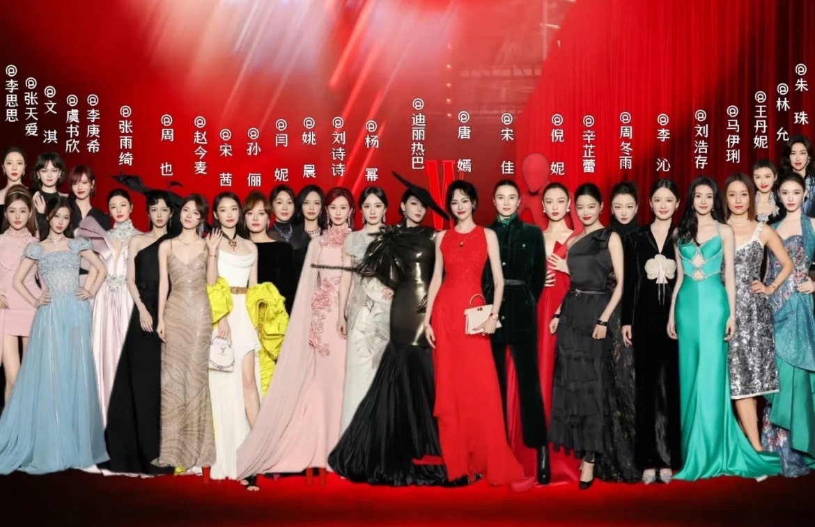 一眼看过去谁最亮眼谁懂娱乐圈百花齐放的感觉​​​