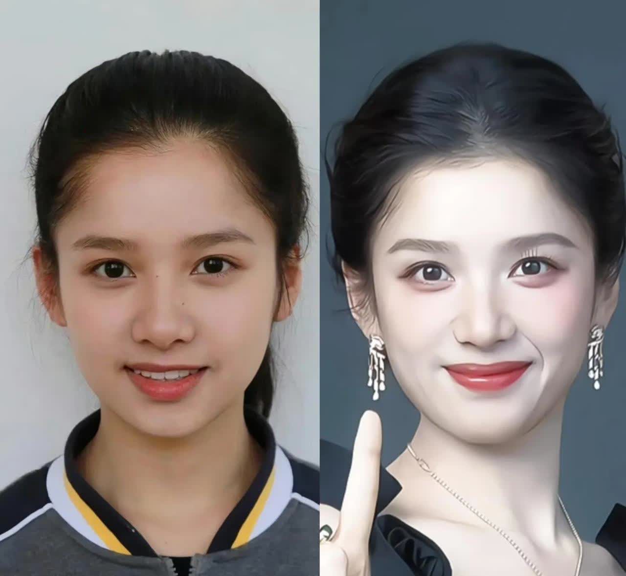 张婧仪这个人完全经不住扒因为一查你就发现她真的从小美到大！一点医