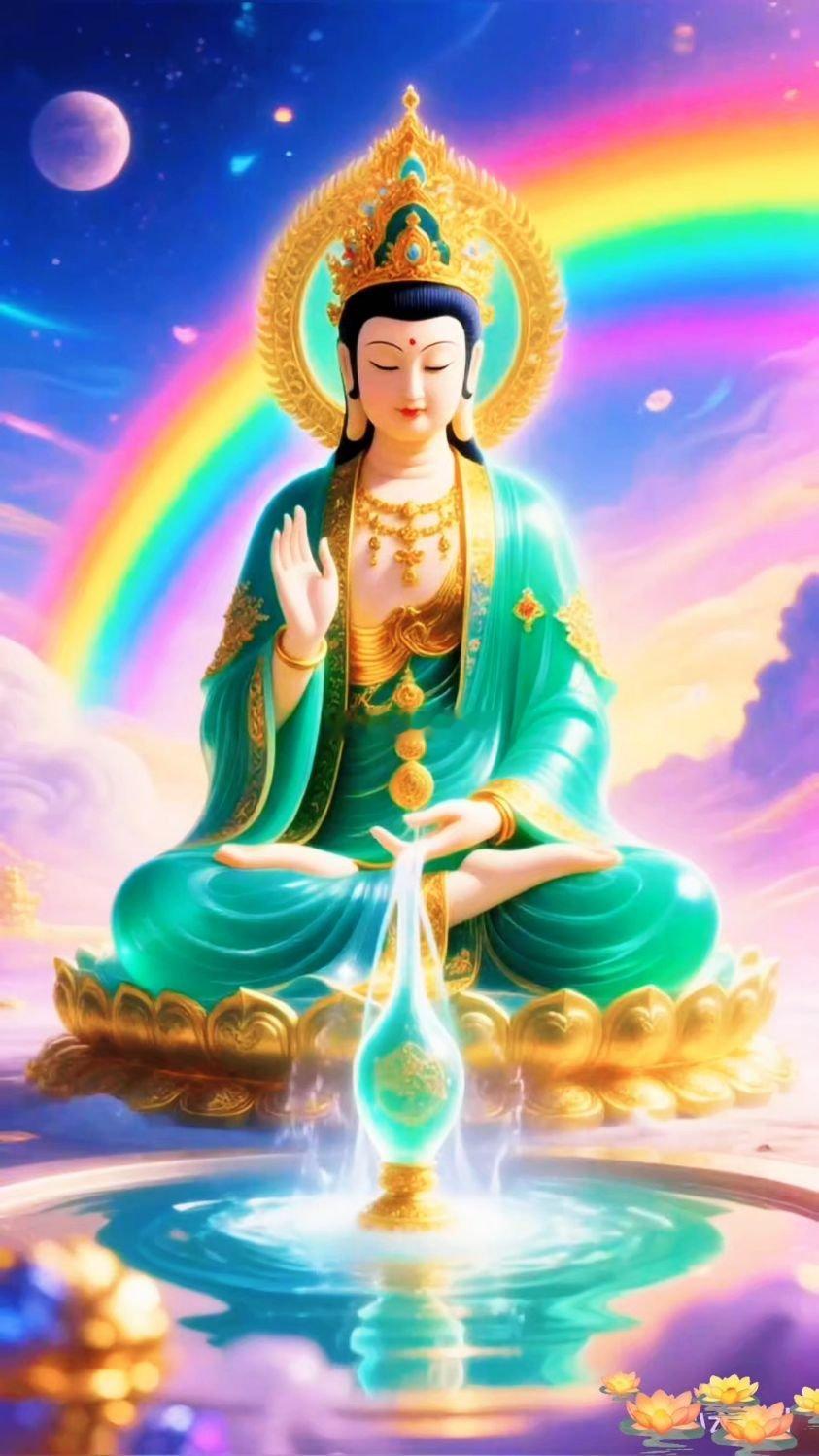 转赞，月光菩萨保佑你好运吉祥！🙏观音菩萨​​​​