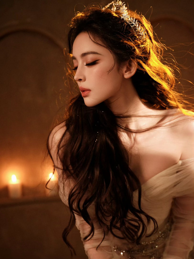 娜扎发图狂魔娜扎美到一定程度就会有神性不愧是发图狂魔！娜扎湾区升明月写真海量释出