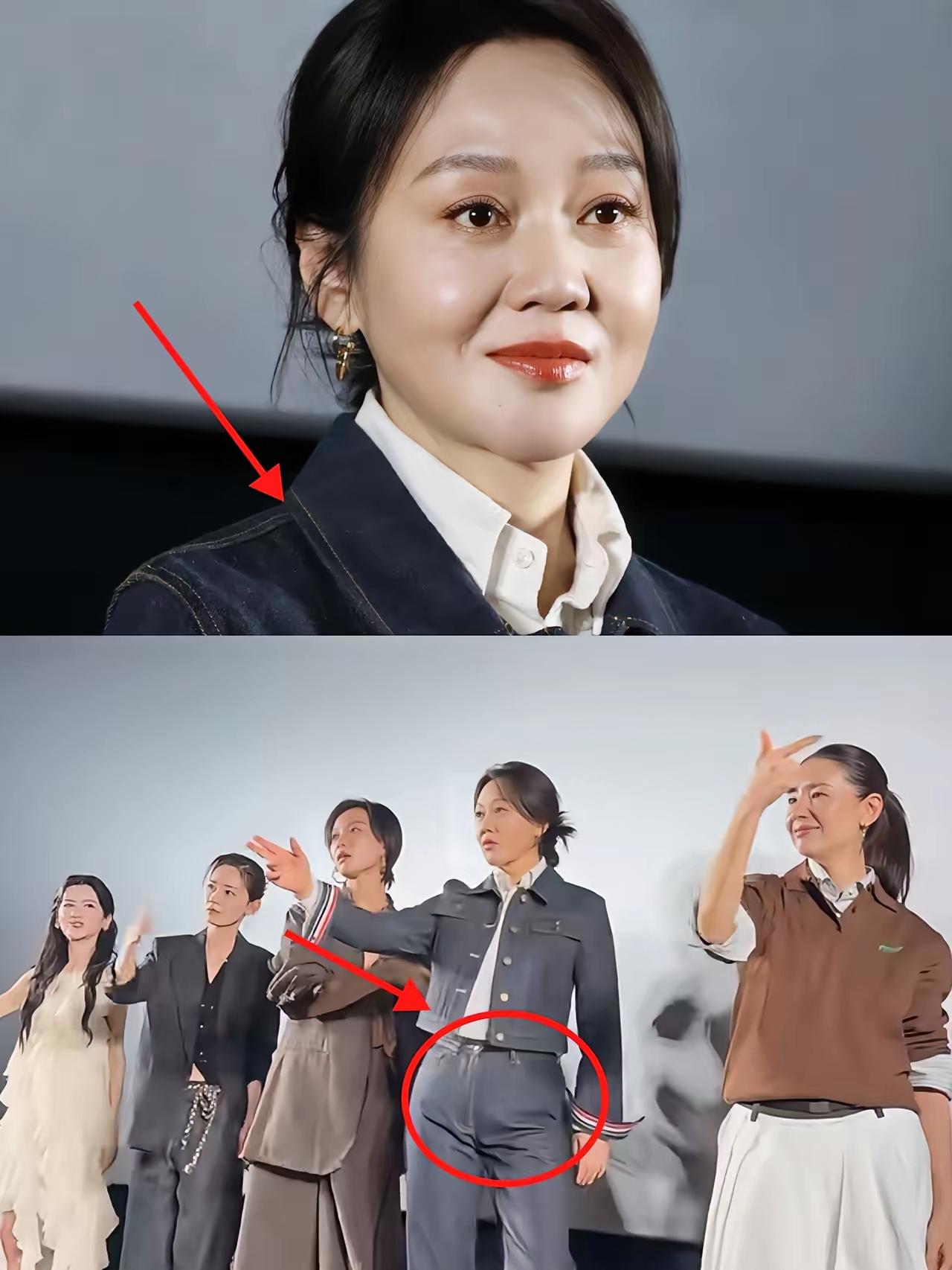 女人嘛，过了40岁，就不要穿裙子了，小肚腩都出来了。