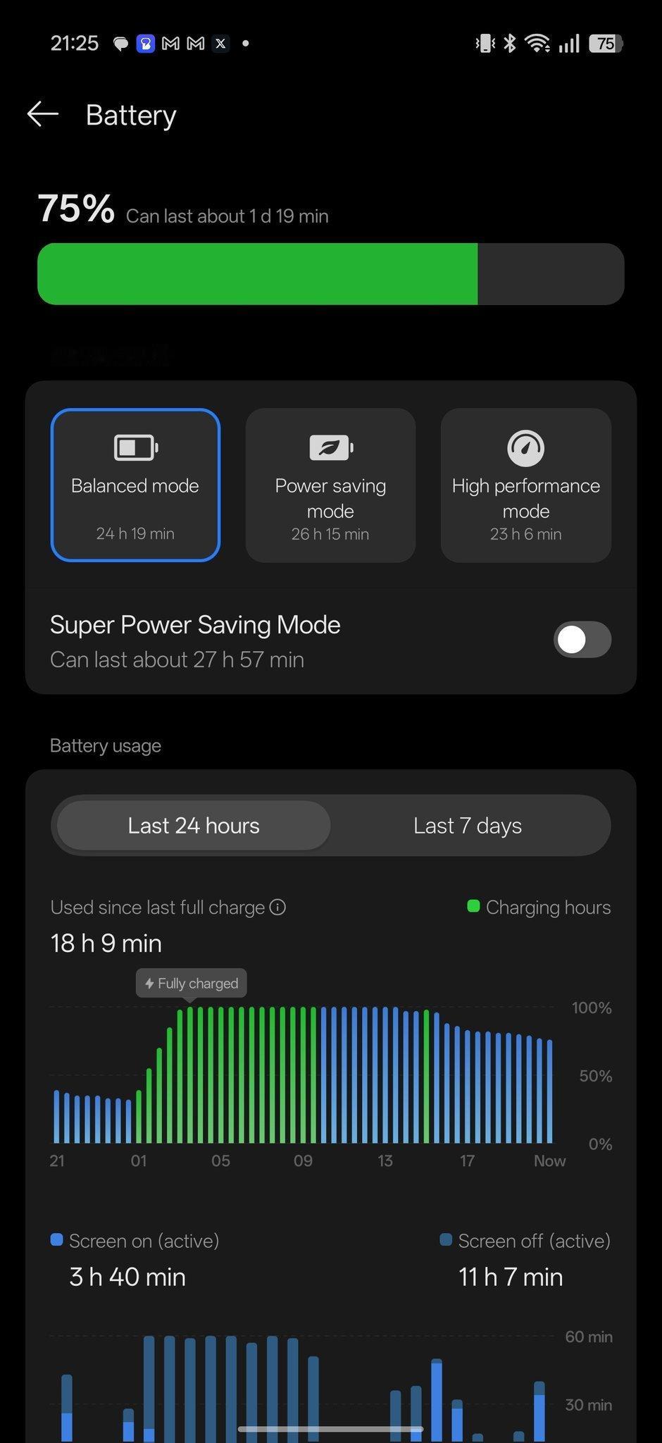 ColorOS16这个电池使用页面挺好看啊​​​