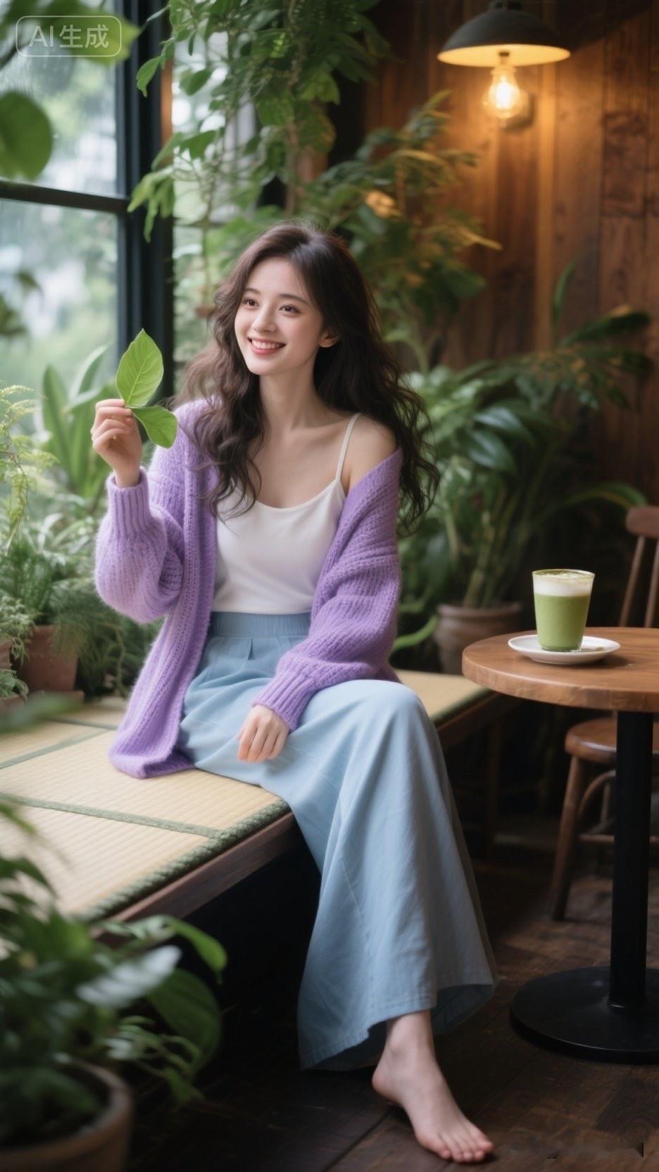 在温暖的午后，享受一杯咖啡的宁静时光。🌿🍃🍵
