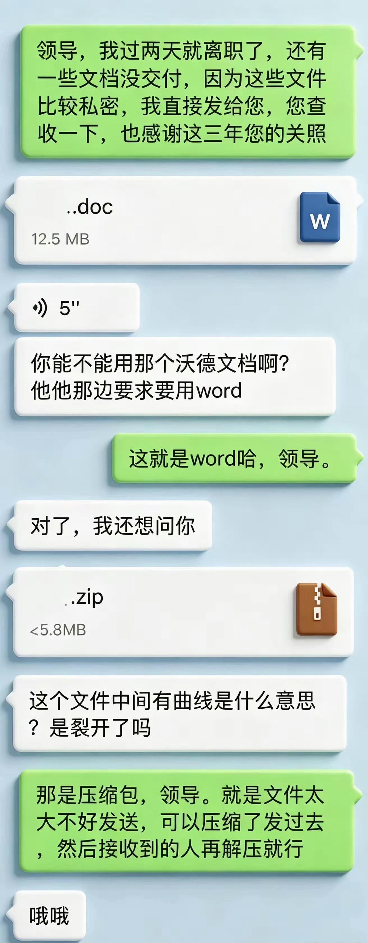 网友说，我那月薪比我高5倍的前领导​​。