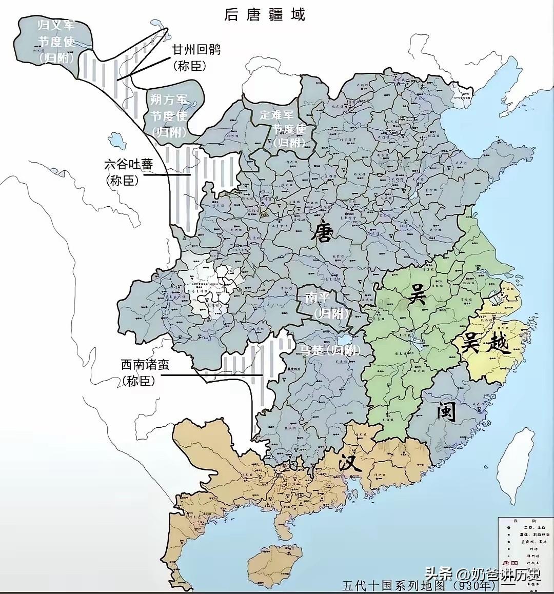 五代最可能完成统一的不是柴荣，而是李存勖，在当时人看来，再造大唐已经板上钉钉，毕