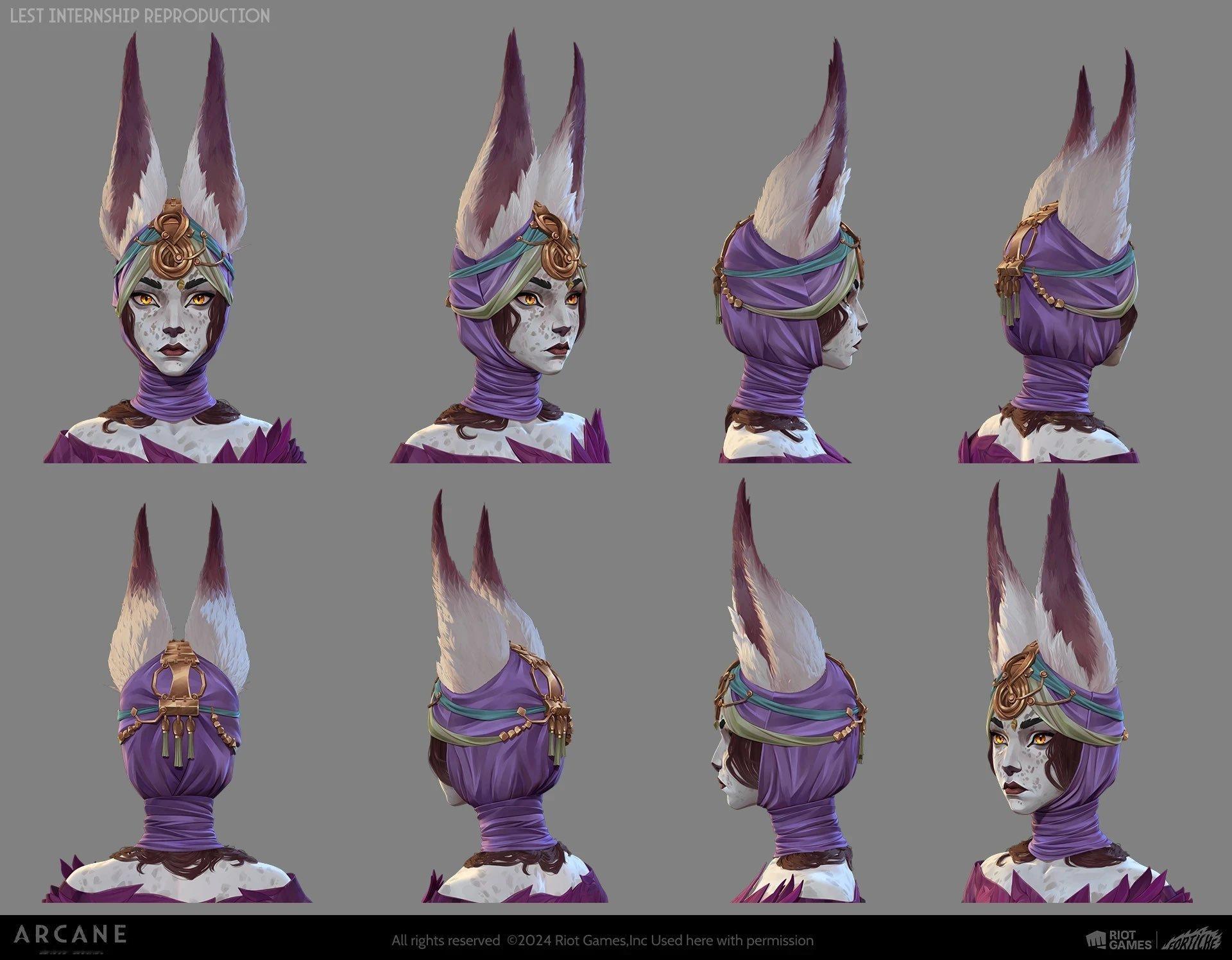 双城之战动画角色设计英雄联盟