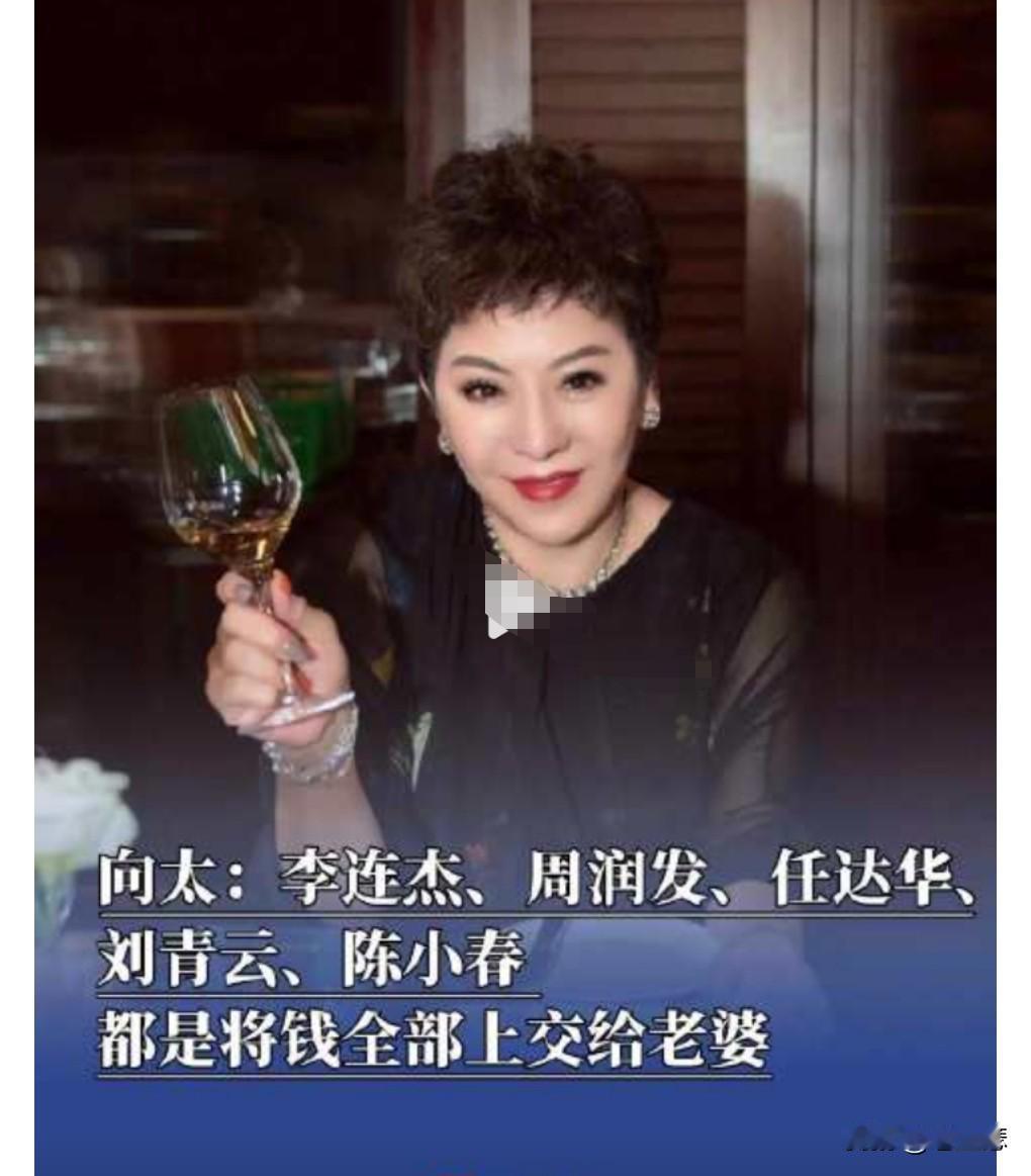 向太这三观也太惊人了吧。10月24日,向太称男人不应该有私房钱。这种想法实在
