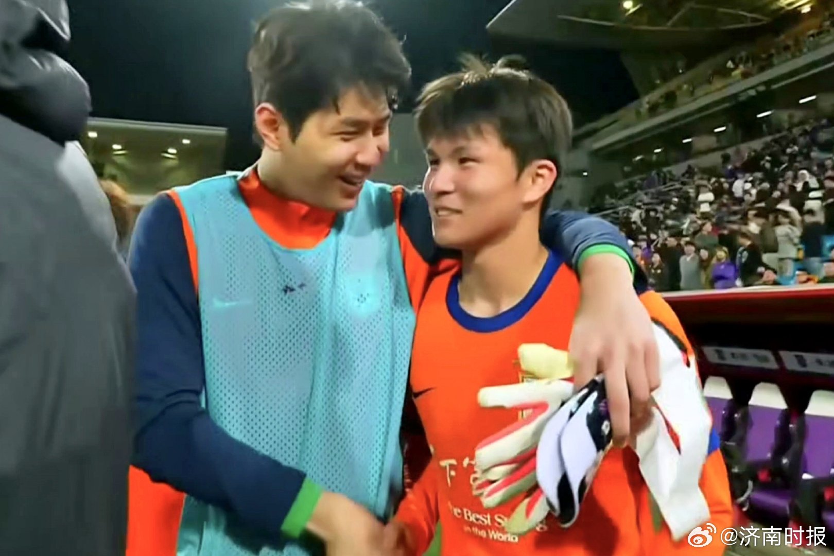 【#泰山队陈泽仕回应中超首球#】4月21日晚，泰山队做客天津，与天津津门虎展开较