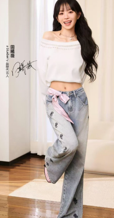 被娃娃脸的田曦薇给骗了，原来她这么高？