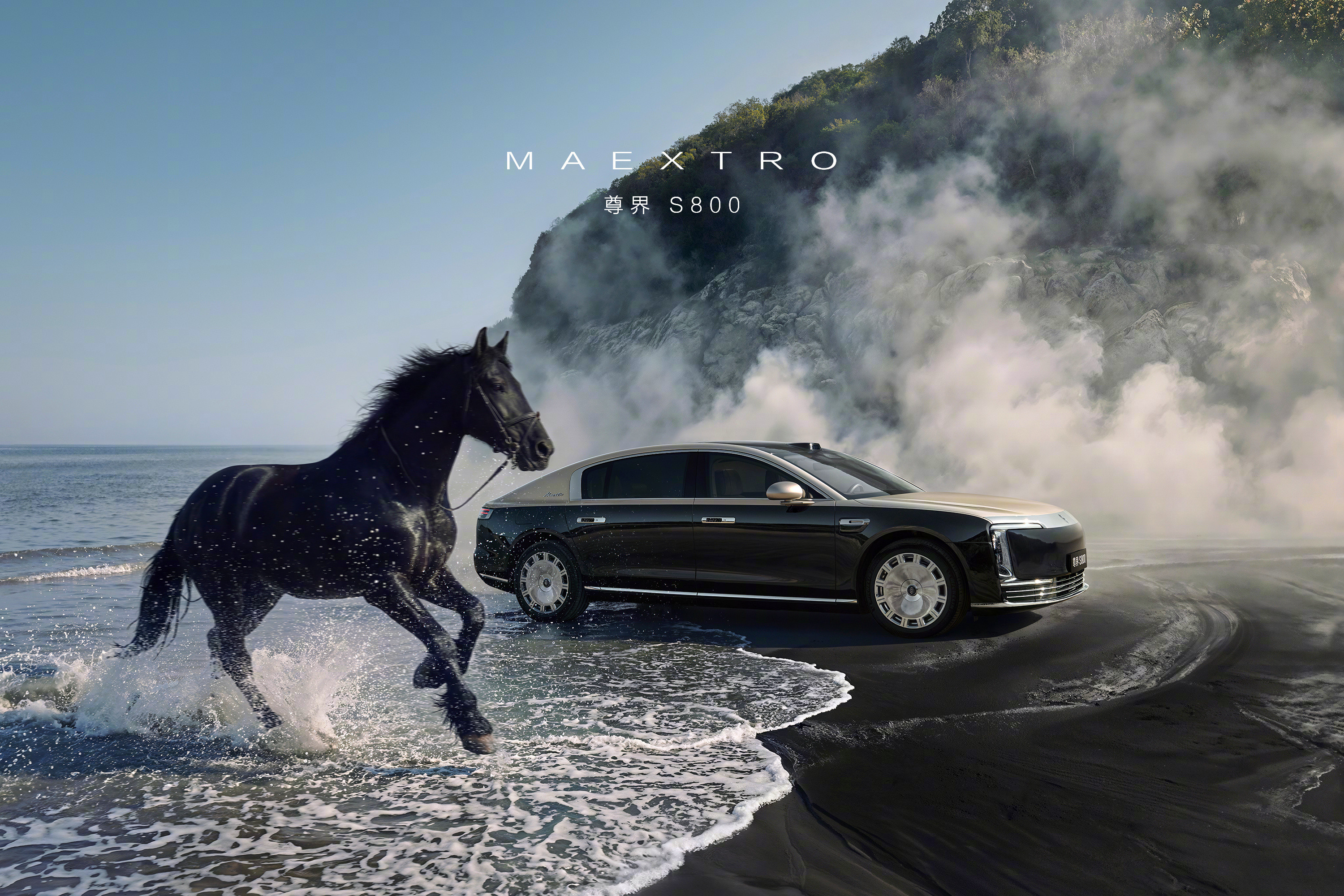 尊界这套官图拍的真好！交付冲两万去的尊界S800，妥妥的已经是百万级市场的一匹黑