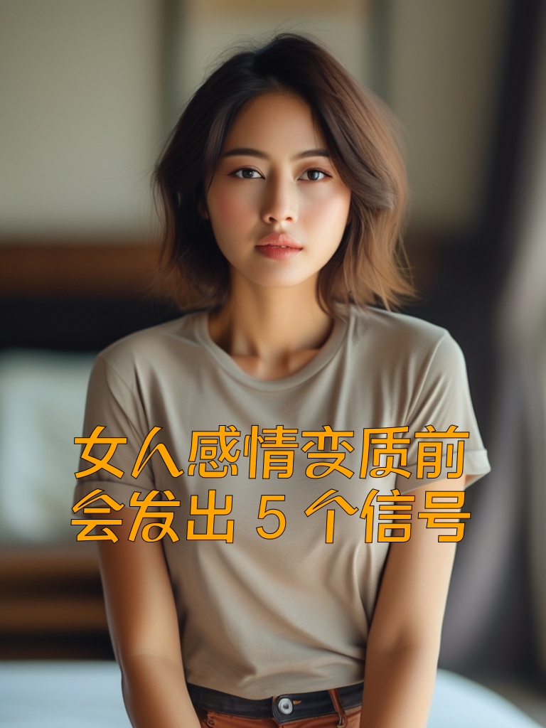 女人感情变质前，会发出5个信号