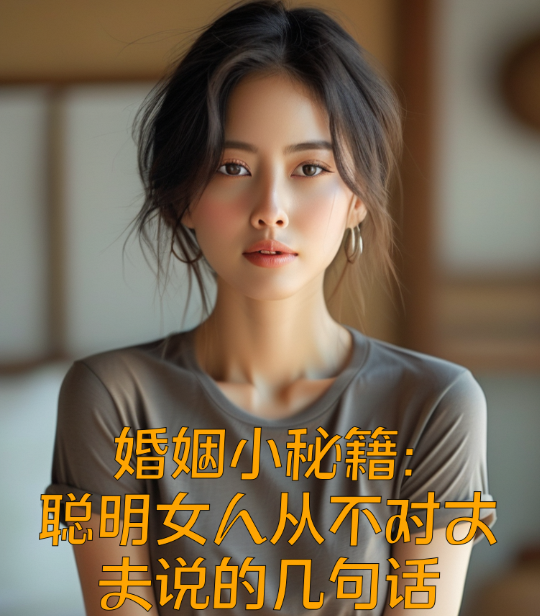 婚姻小秘籍：聪明女人从不对丈夫说的几句话