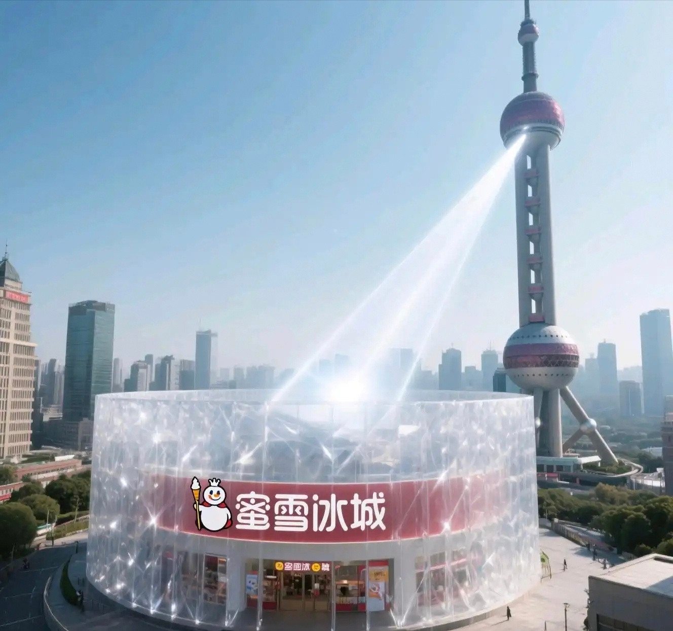 上海台风没事，上海有“结界”，还有防御塔，台风应该会转弯的[doge][doge
