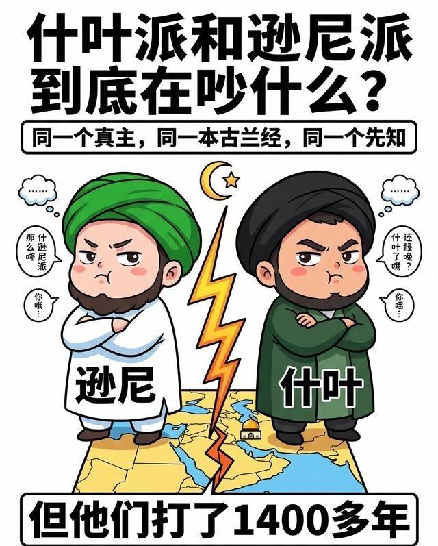 什叶派和逊尼派：一口气看懂1400年的恩怨！同一个真主、同一本古兰经、同一个先知