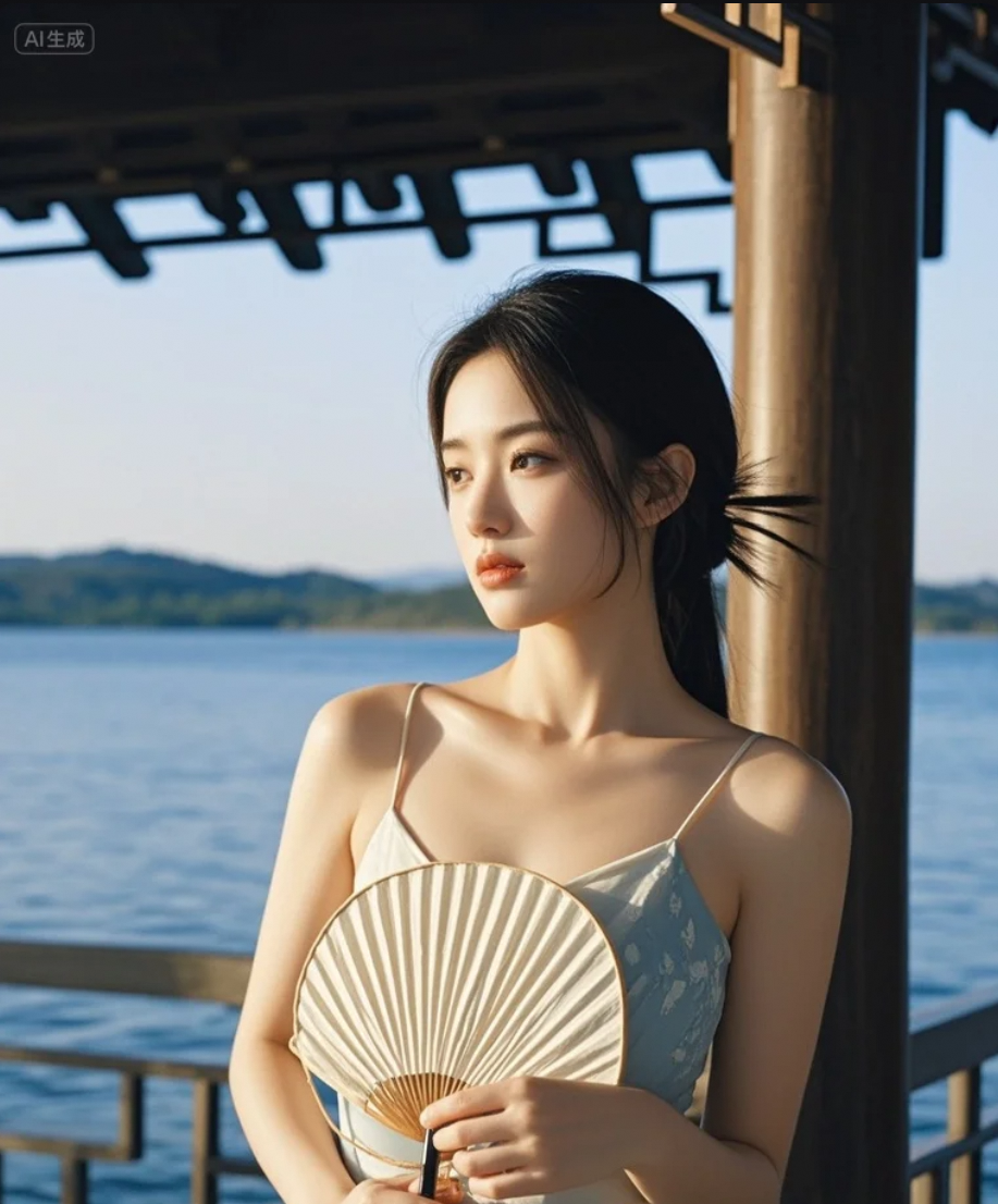 她的背影，是风景，也是心事