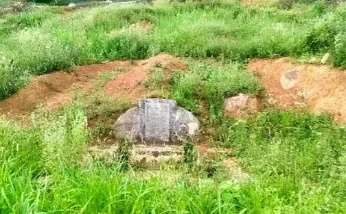 一老太准备给死去的丈夫迁坟，可是到了坟地一看，变成了深坑，不光坟头没了，连棺木也