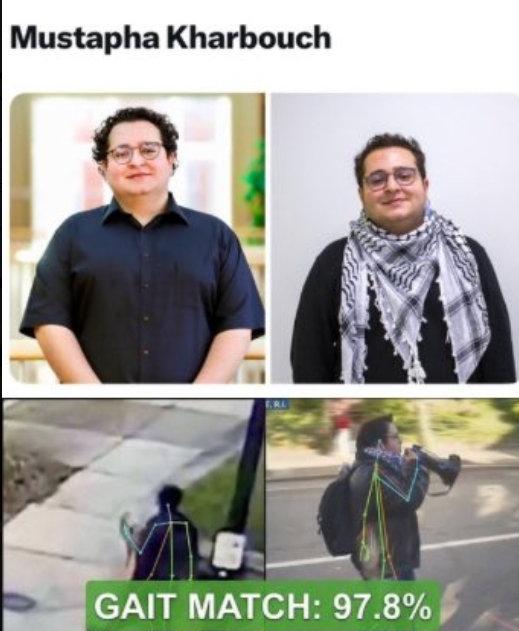 美布朗大学枪击案，传言嫌疑人为穆斯塔法·哈布什。他和FBI流出的视频对比，有97