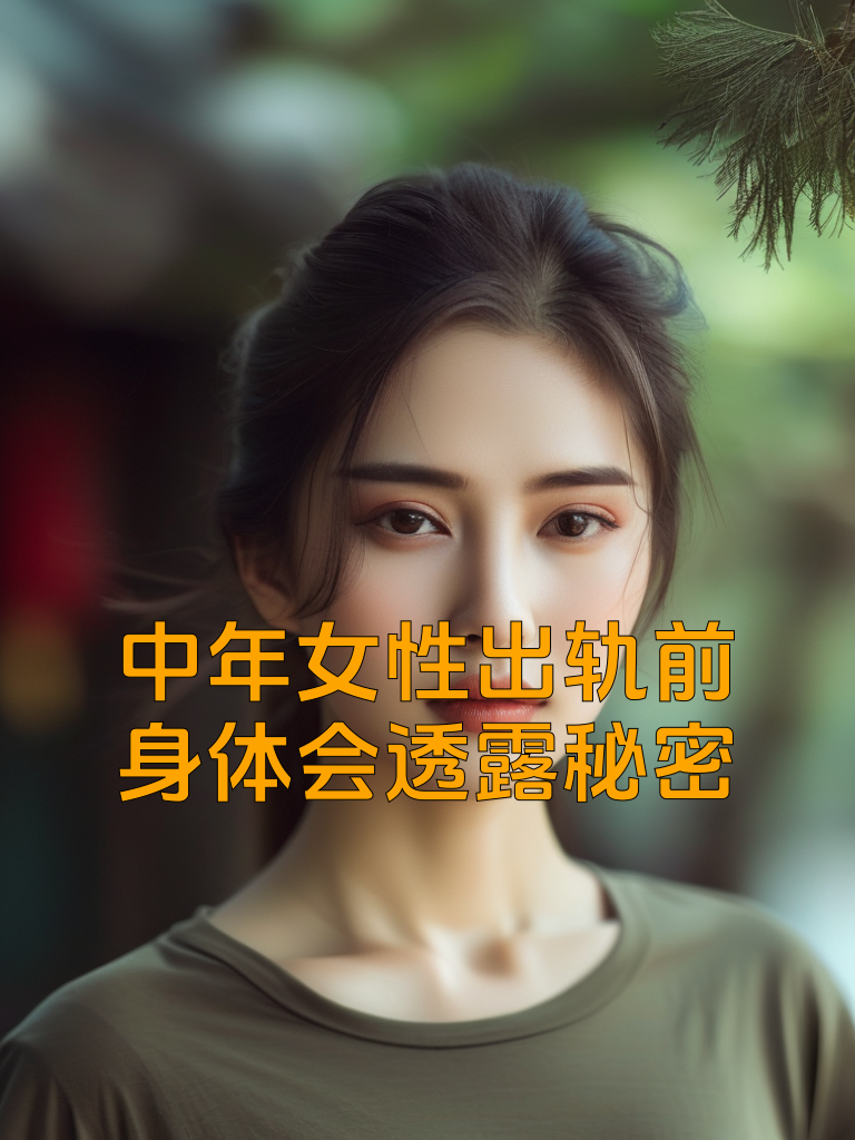 中年女性出轨前，身体会透露秘密