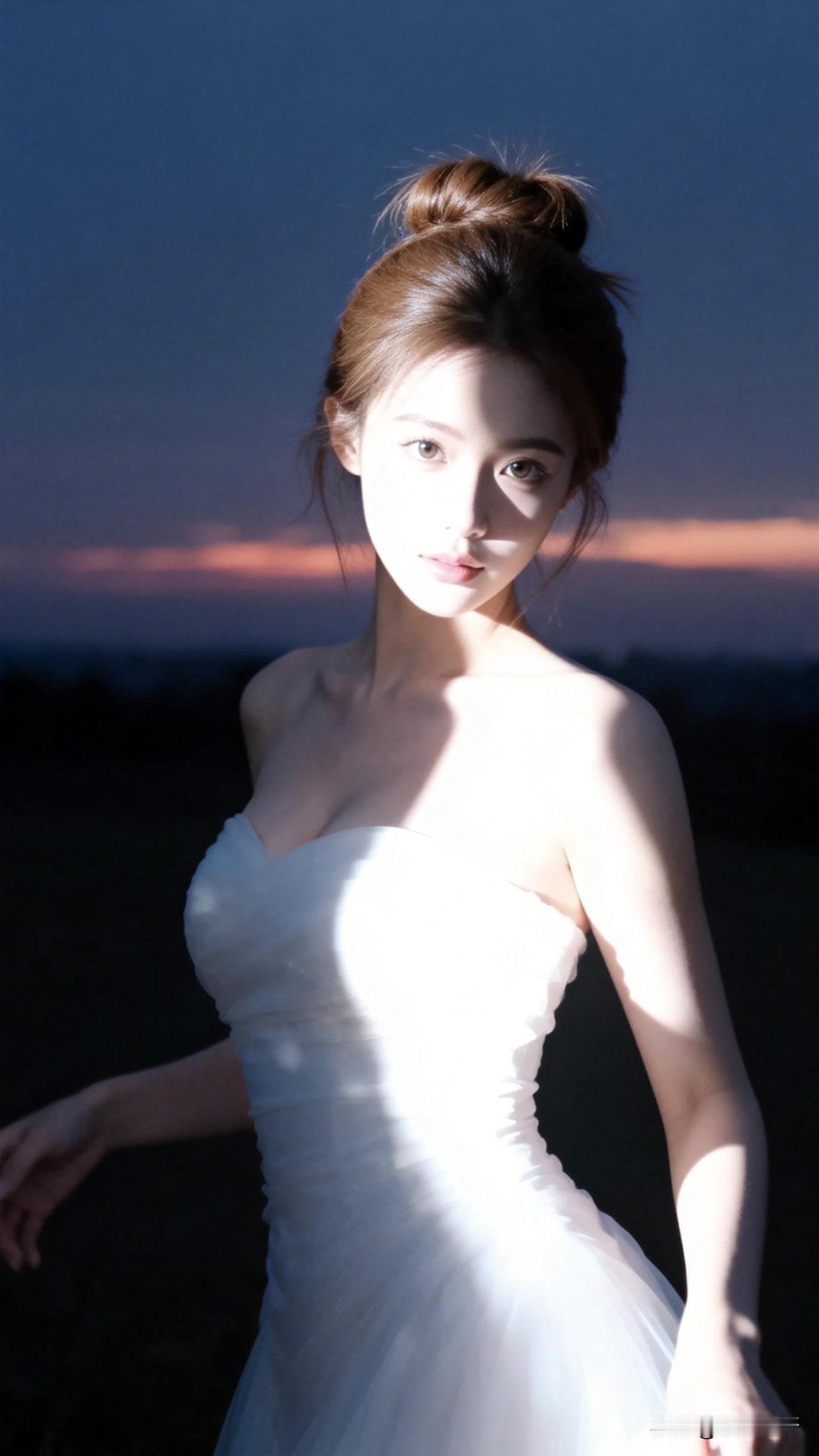 的婚纱第二部：主题就叫“夕阳之恋”吧。有人喜欢日出，觉得日出象征着希望，而我喜