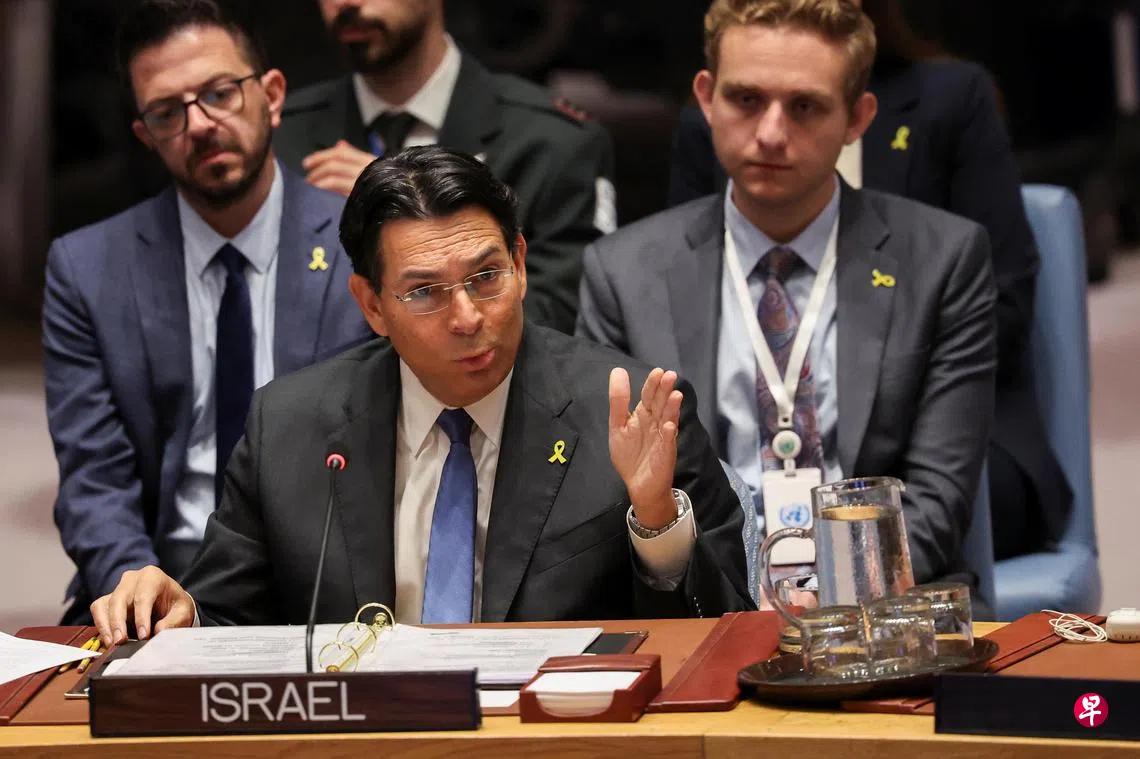联合国这次没有惯着以色列。达农在会场咆哮，联合国官员当场顶回去：这里禁止人身攻击