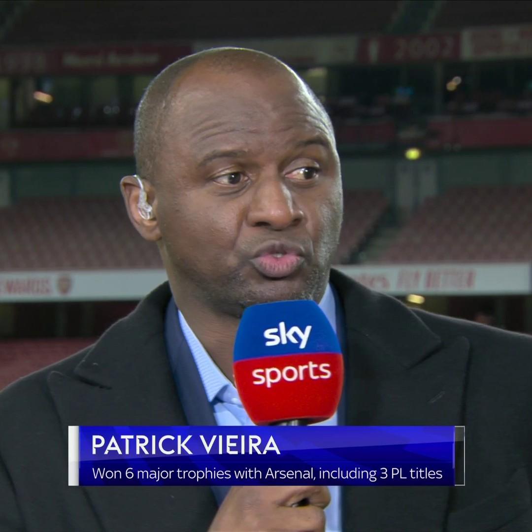 【阿森纳已非吴下阿蒙】帕特里克·维埃拉谈及阿森纳的争冠前景👇：“阿森纳的