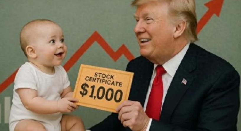 特朗普扔出一个新方案，直接对着全美国的产房！计划很简单：只要是新生儿，就给开个专