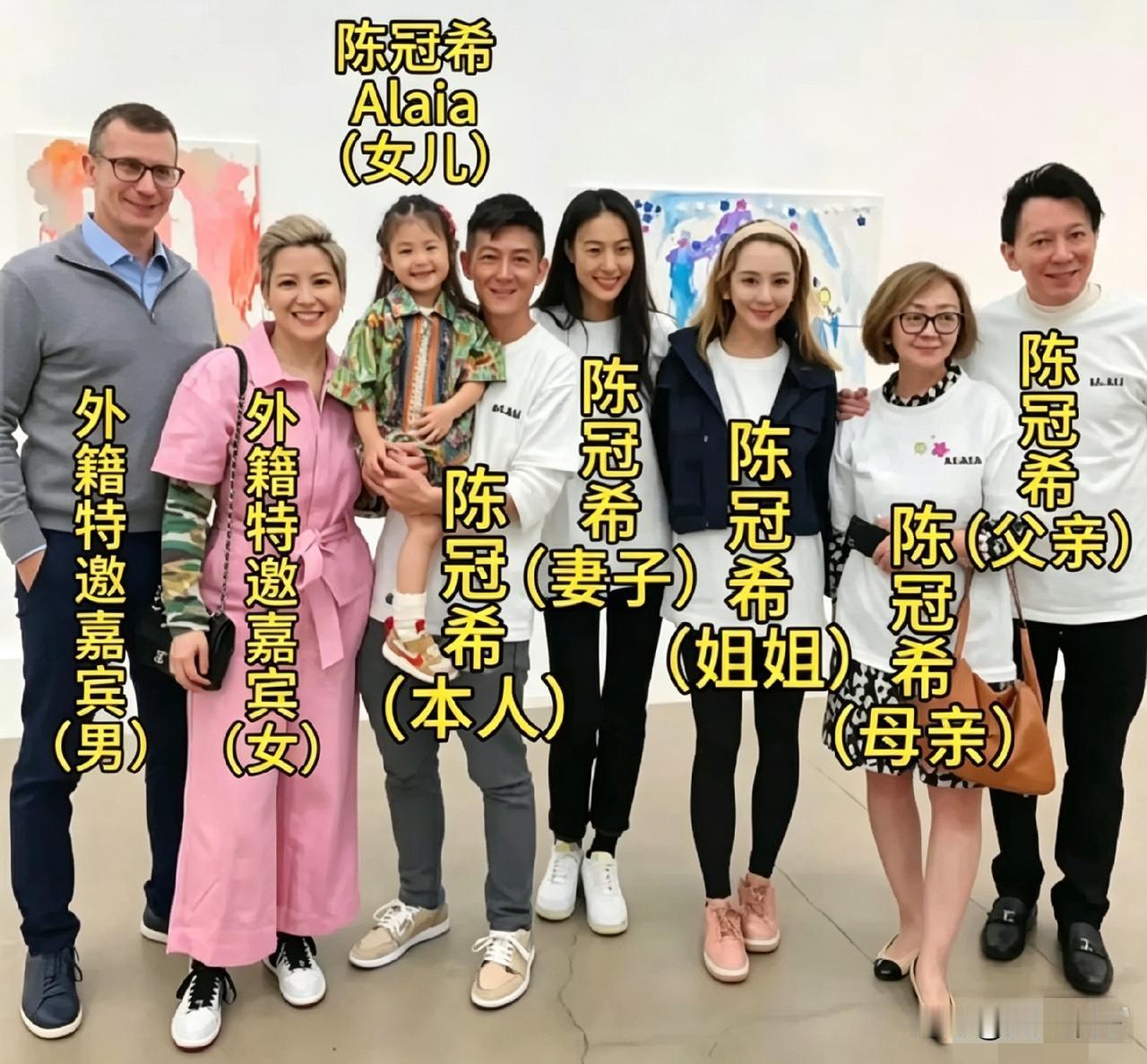 陈冠希罕见晒全家福，一家老小全到场，网友：这才是人生赢家这回很难得，陈冠希