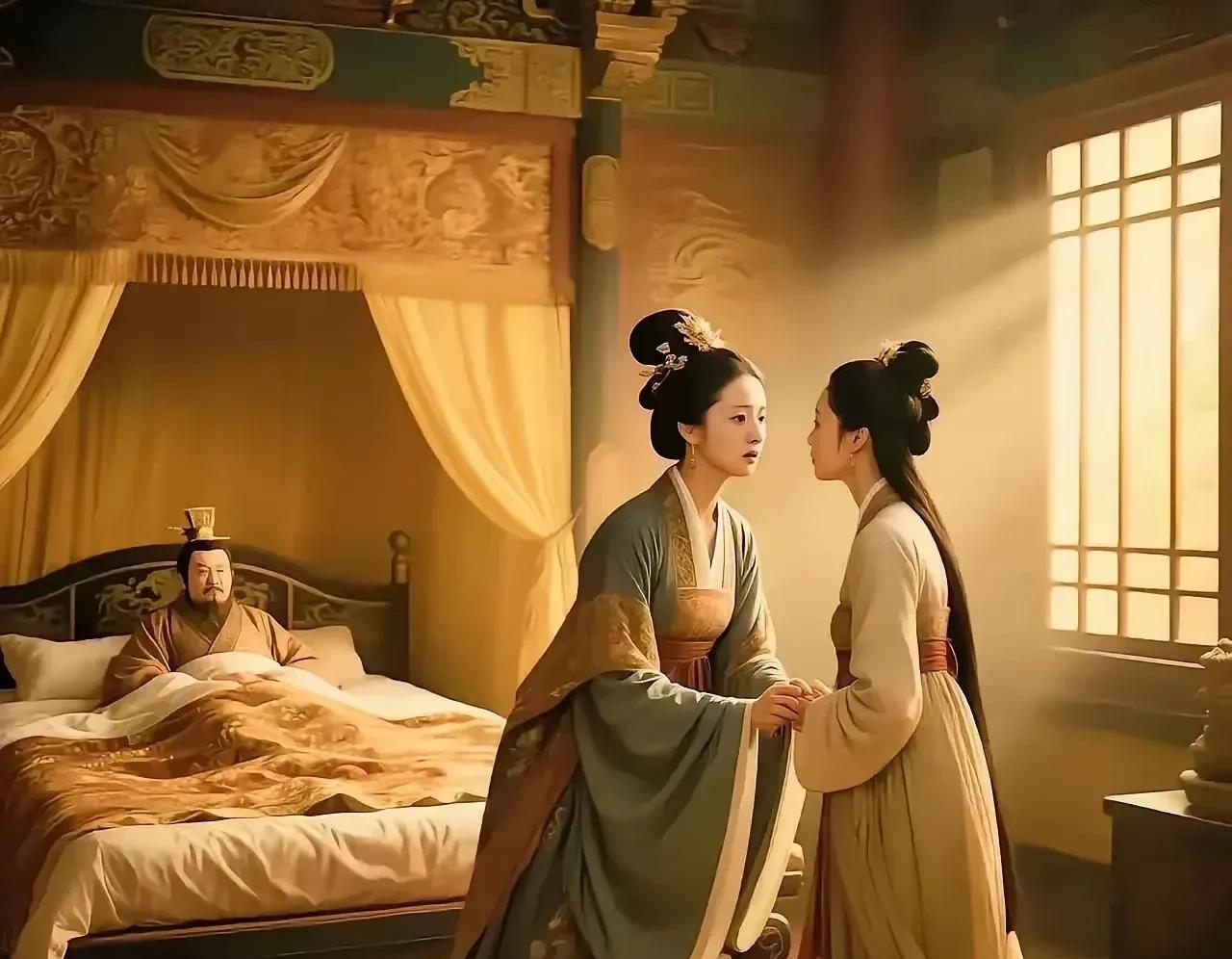 公元前158，程姬把侍女唐儿，带到汉景帝的床上，悄声说：“我来月事不方便，今晚你