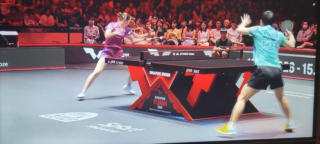 恭喜莎莎4:2战胜早田希娜，晋级四强，半决赛会师陈熠！这场球一波三折，莎莎率先