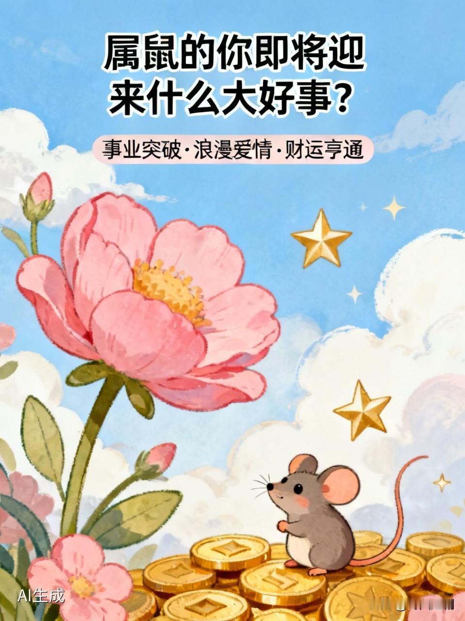 属鼠的你即将迎来什么大好事?属鼠的朋友们有福啦！在接下来的日子里，事业上很可能