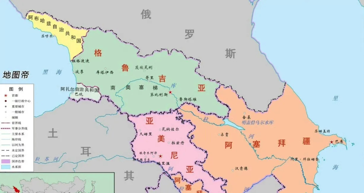 普京难了！后院俩兄弟要反水了高加索要变天啦！亚美尼亚和阿